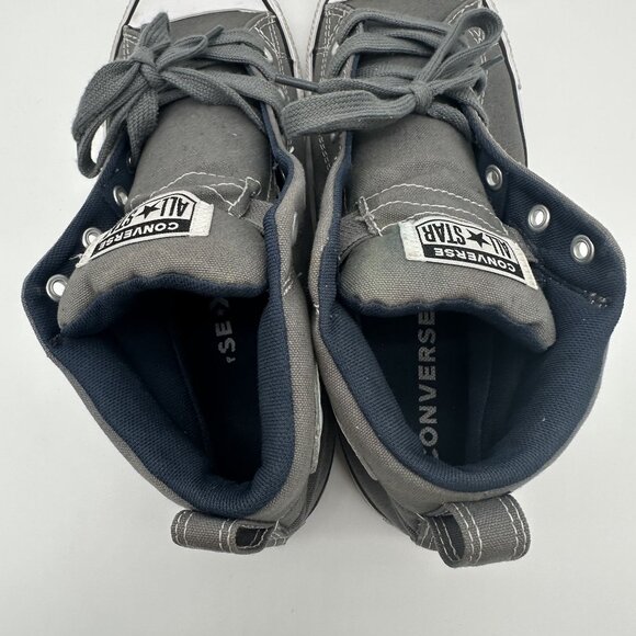 Converse All Star Mens Gray High-Top Sneakers Size 8.5 - Picture 8 of 9